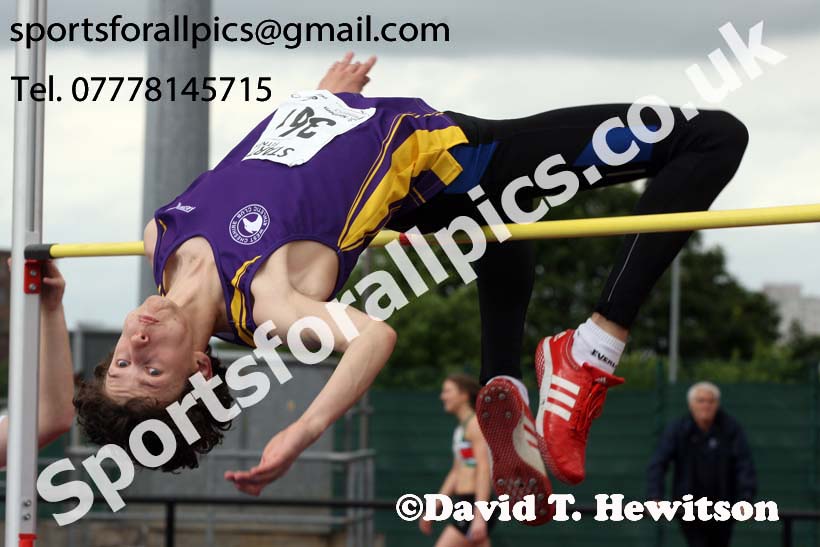 Mens under-20s high jump, Northern Senior and Under-20s Champs., SportsCity, Manchester. Photo: David T. Hewitson/Sports for All Pics